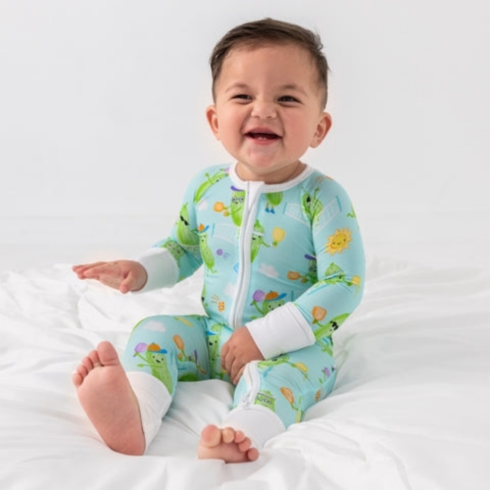 NIB Little Sleepies Pickle Power Zippy 6-12 months- Bamboo, Cozy, Pickleball